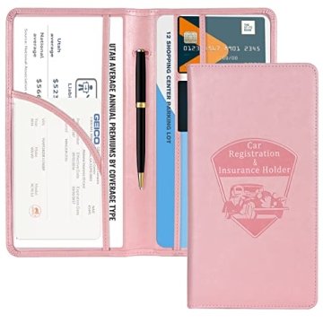 CoBak Car Registration and Insurance Holder - Vehicle Glove Box Car Organizer,Auto Truck Comparment ...