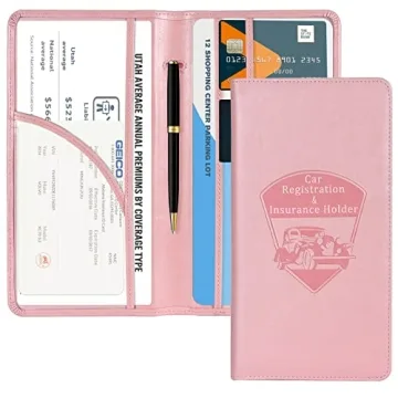 CoBak Car Registration and Insurance Holder - Vehicle Glove Box Car Organizer,Auto Truck Comparment ...
