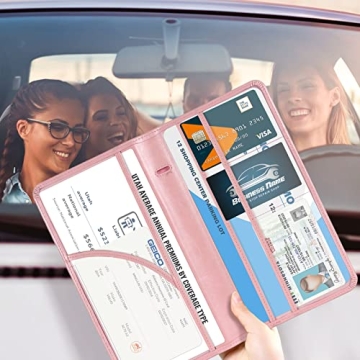 CoBak Car Registration Holder - Stylish Vehicle Document Organizer