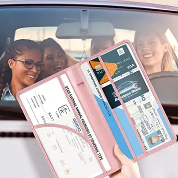 CoBak Car Registration Holder - Stylish Vehicle Document Organizer