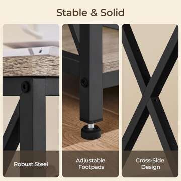 Topeakmart 55 Inch TV Stand - Stylish & Functional Design