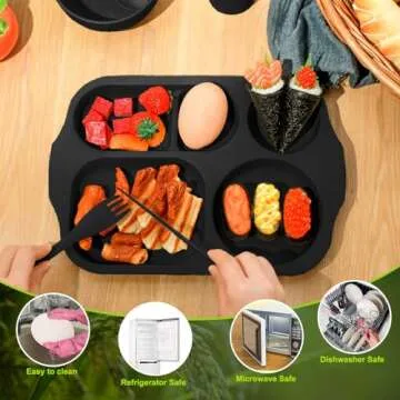 Honoson Wheat Straw Dinnerware Set for Kids' Mealtime