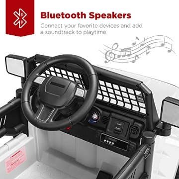 12V Kids Ride On Truck Car with Remote Control and LED Lights