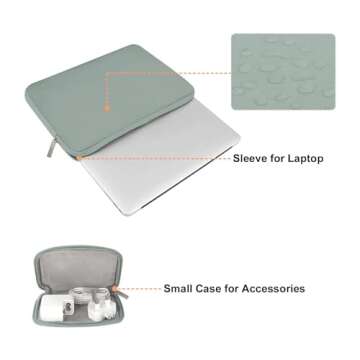 MOSISO Laptop Case 16 inch, 15-15.6 inch Laptop Sleeve Bag Compatible with MacBook Pro 16 inch, HP, ...