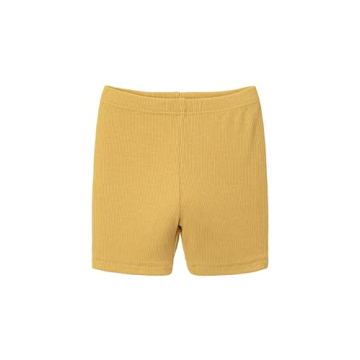 AVAUMA Newborn Baby Little Boys Girls Snug-Fit Pajamas Summer Short Sets Pjs Kids Clothes (M/Mustard Yellow)