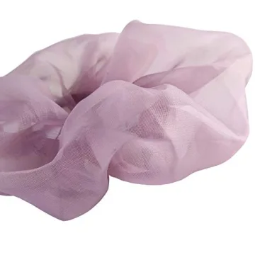 Oversized Organza Hair Scrunchies Set - 6PCS for Women
