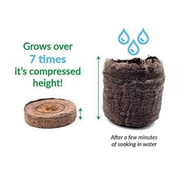 Jiffy Seed Starting Pellets - Easy & Eco-friendly 125 Count