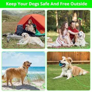 jenico Heavy Duty Dog Tie Out Cable for Outdoor Use