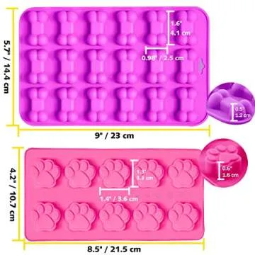 Anaeat Silicone Molds for Homemade Dog Treats and Snacks