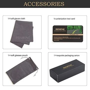 DUSHINE Polarized Round Sunglasses for Style & Comfort