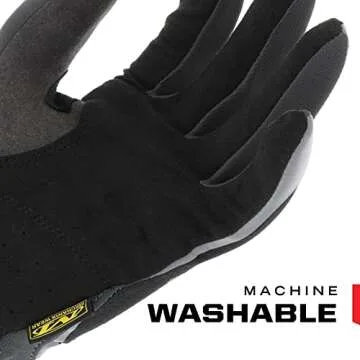 Mechanix Wear: FastFit Work Glove with Elastic Cuff for Secure Fit, Performance Gloves for Multi-Purpose Use, Touchscreen Capable Safety Gloves for Men (Black, X-Large)