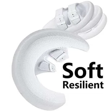 Weweya Slides Sandals for Women and Men Unisex Summer Slip On Wide Width Eva Rubber Flat Foam Cozy Slides Thick Sole Comfort Walking Sandals White Men Size 8.5 9 9.5 Women Size 9.5 10 10.5