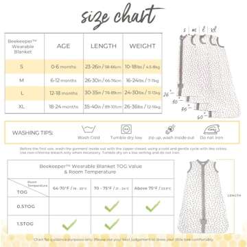 Burt's Bees Baby Beekeeper Wearable Blanket - Organic Cotton