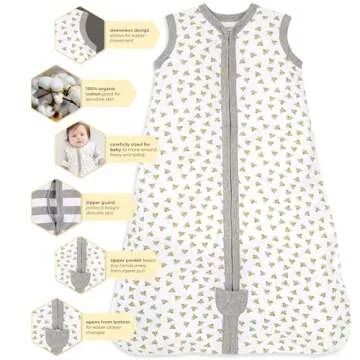 Burt's Bees Baby Beekeeper Wearable Blanket - Organic Cotton