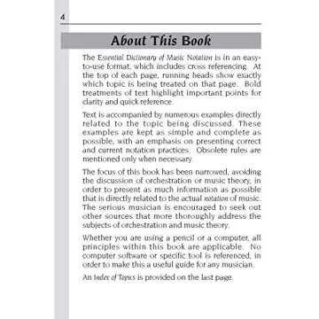Essential Dictionary of Music Notation: Pocket Size Book (Essential Dictionary Series)