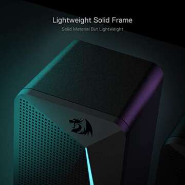 Redragon GS510 RGB Desktop Speakers with Enhanced Sound
