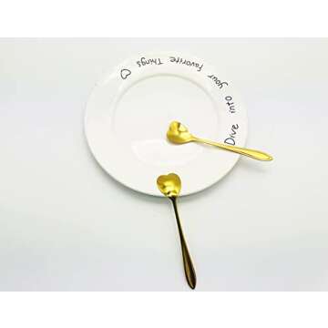 Elegant 10-Piece Gold Flower Spoon Set for All Occasions