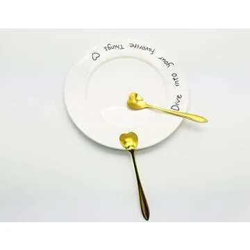 Elegant 10-Piece Gold Flower Spoon Set for All Occasions