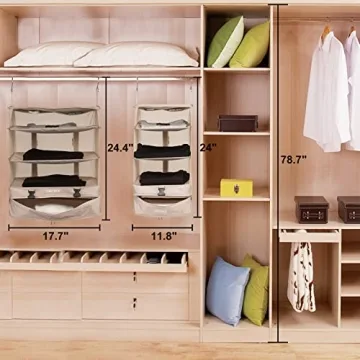 Portable Hanging Travel Shelves Bag for Organized Travel