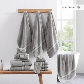 LANE LINEN 18-Piece Bath Towel Set - Soft & Quick-Dry