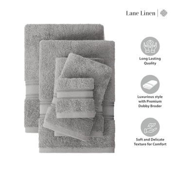 LANE LINEN 18-Piece Bath Towel Set - Soft & Quick-Dry