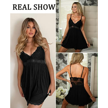 Avidlove Sexy Chemise Nightgown Slip for Women