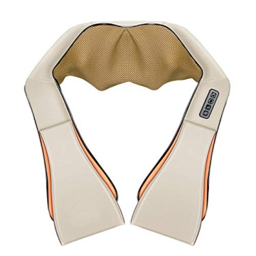 Shiatsu Neck and Back Massager with Heating and 3D Kneading