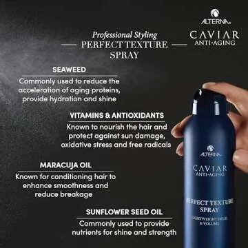 Alterna Caviar Professional Styling Perfect Texture Spray, 6.5 Ounce (Pack of 1)