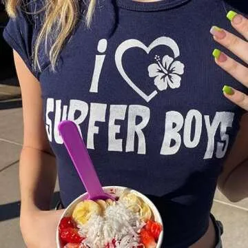 Y2K Academia Crop Top - Vintage Graphic Tee for Women