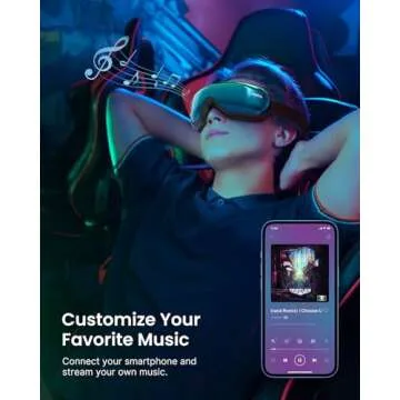 RENPHO Eye Massager with Heat Eyeris 1, Face Massager for Migraine Relief, Sleep Eye Mask with Bluetooth Music, Heated Eye Massager Reduce Eye Strain Dry Eye Improve Sleep, Birthday Gifts for Women