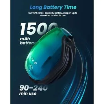 RENPHO Eye Massager with Heat Eyeris 1, Face Massager for Migraine Relief, Sleep Eye Mask with Bluetooth Music, Heated Eye Massager Reduce Eye Strain Dry Eye Improve Sleep, Birthday Gifts for Women