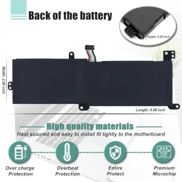 BOWEIRUI L16C2PB2 Battery Replacement for Lenovo Laptops