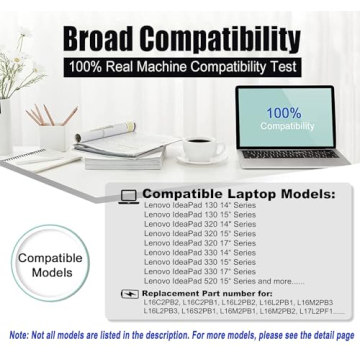 BOWEIRUI L16C2PB2 Battery Replacement for Lenovo Laptops