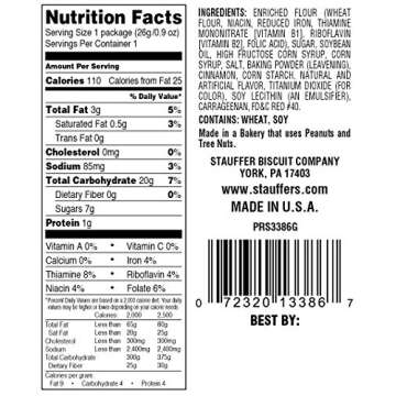 Stauffer's Iced Animal Cookies - Individually Packaged Mini Snack Packs Iced Animal Cookies, .9 Oz. Each (Set of 20)