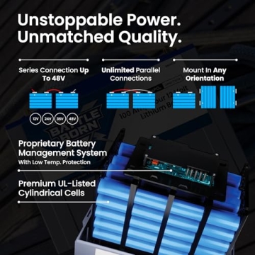 Top-rated 100Ah Lithium-Ion RV Battery - Battle Born