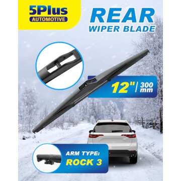 5 PLUS® 12K Mute Rear Window Wiper Blade - OEM Quality Replacement