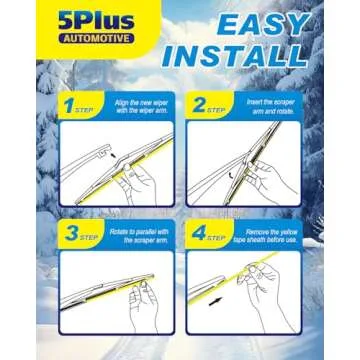 5 PLUS Mute Wiper Blade for Kia Jaguar Genesis 12 Inch