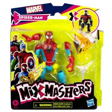 Spider-Man Marvel MixMashers Custom Mix-and-Match Action Figure & Accessories