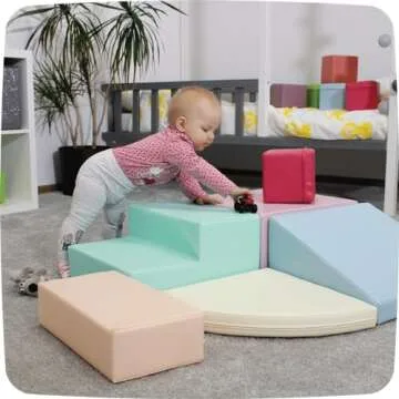 IGLU Pastel Soft Play Set for Toddlers 1-3 Years