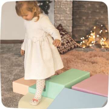 IGLU Pastel Soft Play Set for Toddlers 1-3 Years