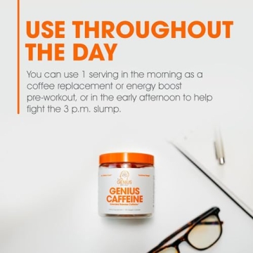 Genius Caffeine Pills 100mg Sustained Energy Focus Boost