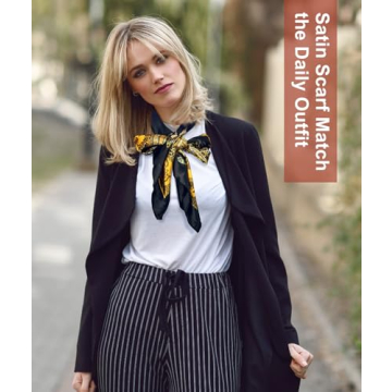 Satin Square Scarf for Women - Hair Wrap & Sleep