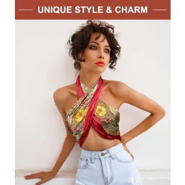 Satin Square Scarf for Women - Hair Wrap & Sleep