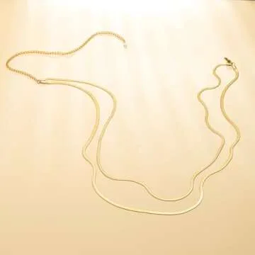 Turandoss 18K Gold Plated Waist Chains for Women – Adjustable & Stylish