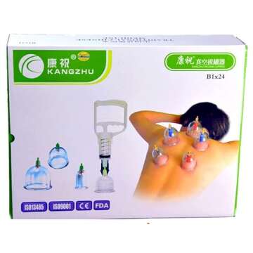 Kangzhu 24-Cup Biomagnetic Cupping Therapy Set