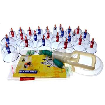 Kangzhu 24-Cup Biomagnetic Cupping Therapy Set