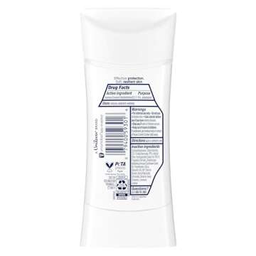 Dove Advanced Care Antiperspirant Deodorant Stick Clear Finish 4 Count deodorant that doesn’t stai...