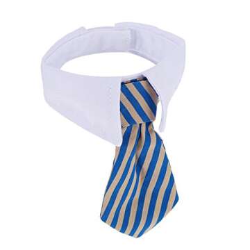 Shappy 3 Pieces Dog Cat Bow Tie Pet Costume Cat Wedding Bowtie Formal Dog Collar Adjustable Necktie Collar for Cat Small Puppy Grooming Accessories