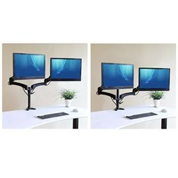Seville Classics AIRLIFT 360 Dual Monitor Arm Adjustable