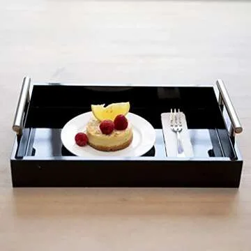 2 Pack Nesting Decorative Trays - Stylish Utility for Home